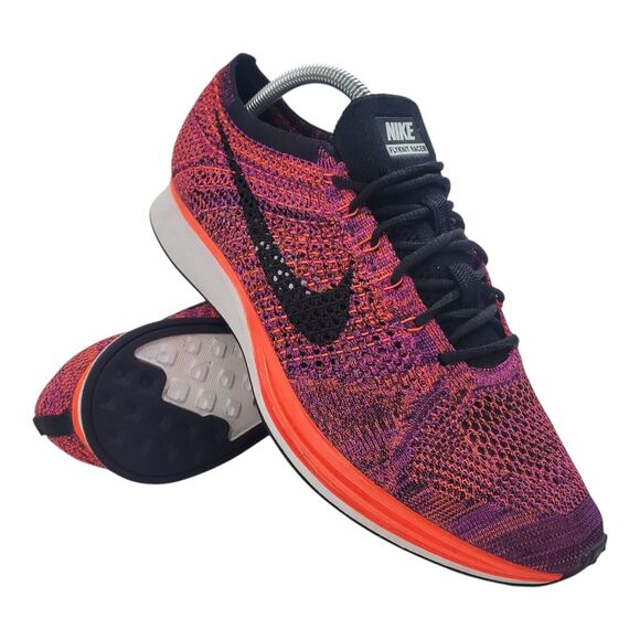 NIKE Shoes FLYKNIT RACER Mens Size 11 ACAI BERRY Running Sneaker 526628-008 main image 5